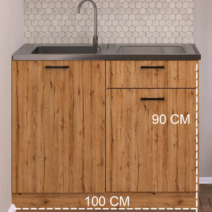 100cm Felix Kitchen Base Module Kitchen Series FLY 180576