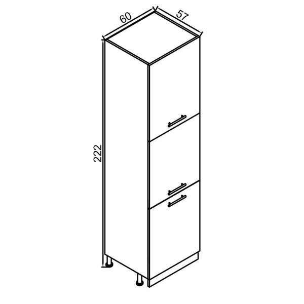 Bodrum 60cm Tall Cabinet With Cabinet With Built-in Module Kitchen Series FLY 180224