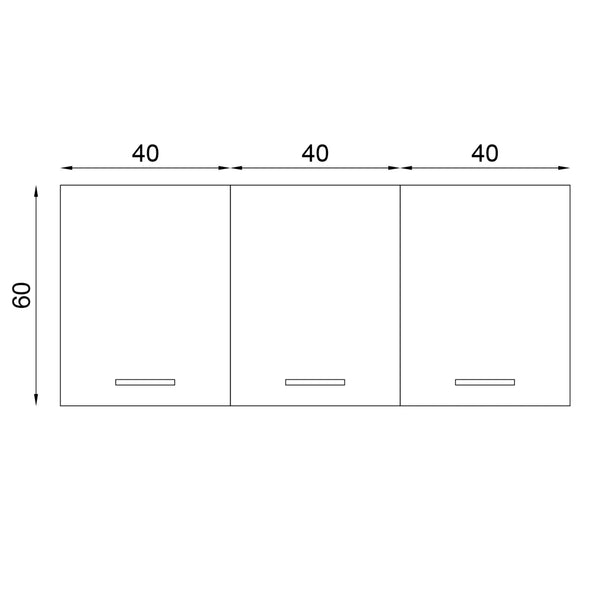 Panovit 120cm Upper Cabinet Kitchen Series FLY 180425