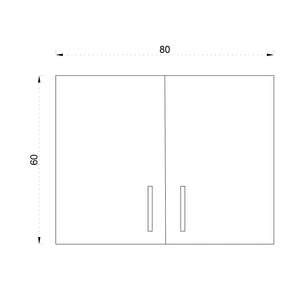 Camole 80cm Kitchen Upper Cabinet Kitchen Series FLY 180468