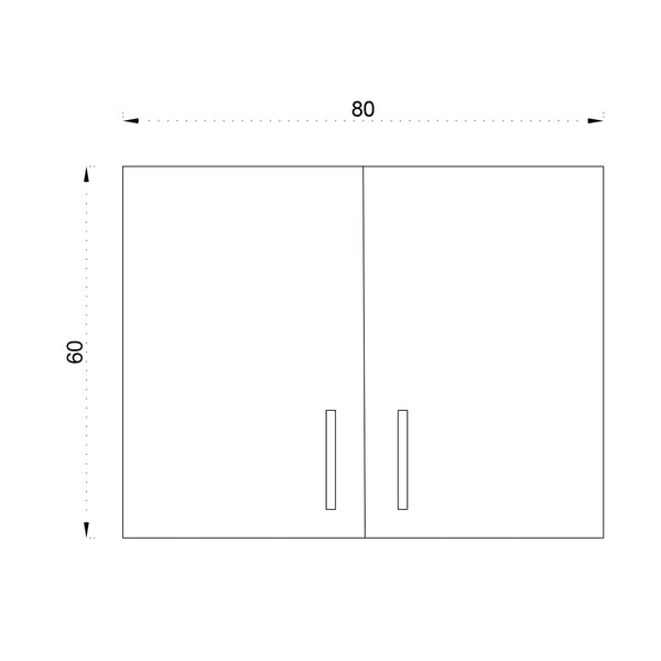 Camole 80cm Kitchen Upper Cabinet Kitchen Series FLY 180468