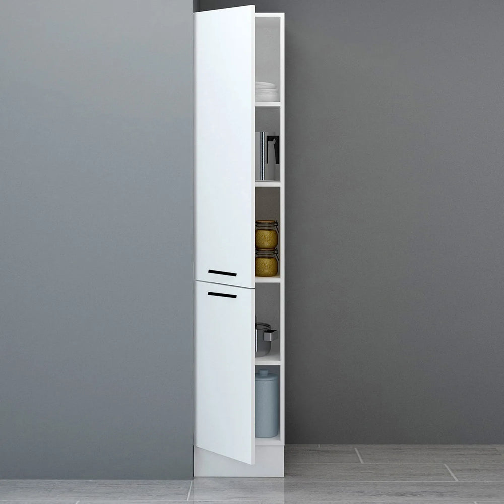 40cm White Melamine Tall Cabinet Kitchen Series FLY 181004