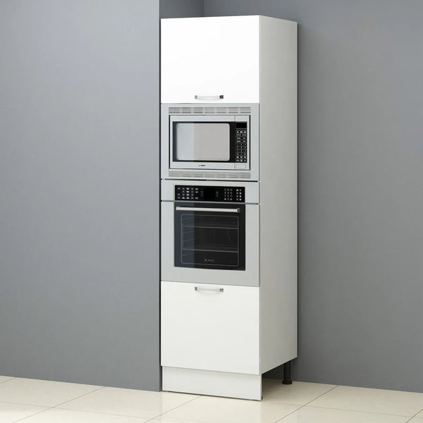 60cm Melamine ANK.OVN-Microwave Tall Cabinet Kitchen Series FLY 181074