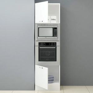60cm Melamine ANK.OVN-Microwave Tall Cabinet Kitchen Series FLY 181074