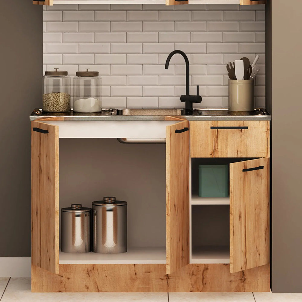 120cm Sıla Kitchen Base Cabinet Kitchen Series FLY 180541