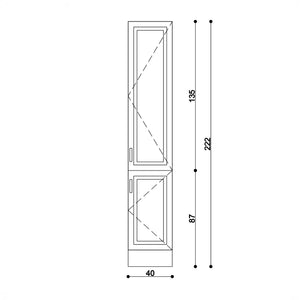 40cm Zeleni Tall Cabinet Kitchen Series FLY 181099