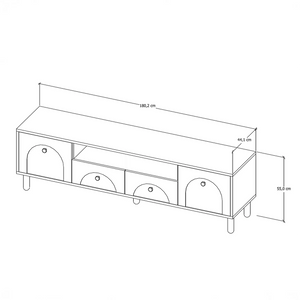 Soho TV Unit Multipurpose Series FLY 176033