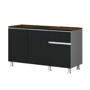 150cm Poyraz Base Cabinet With Sink Kitchen Series FLY 180594