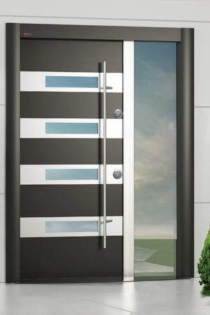 Sunny UV Glass Series Steel Door Diana Double UV Anthracite SNY UV 103