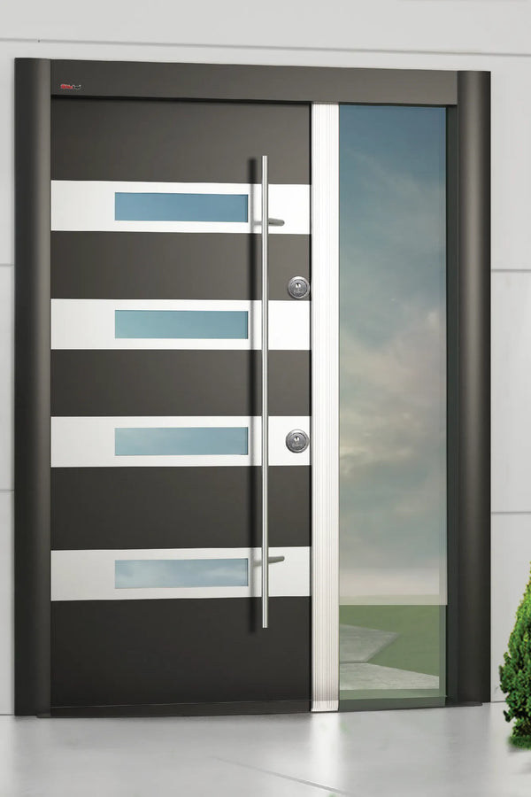 Sunny UV Glass Series Steel Door Diana Double UV Anthracite SNY UV 103