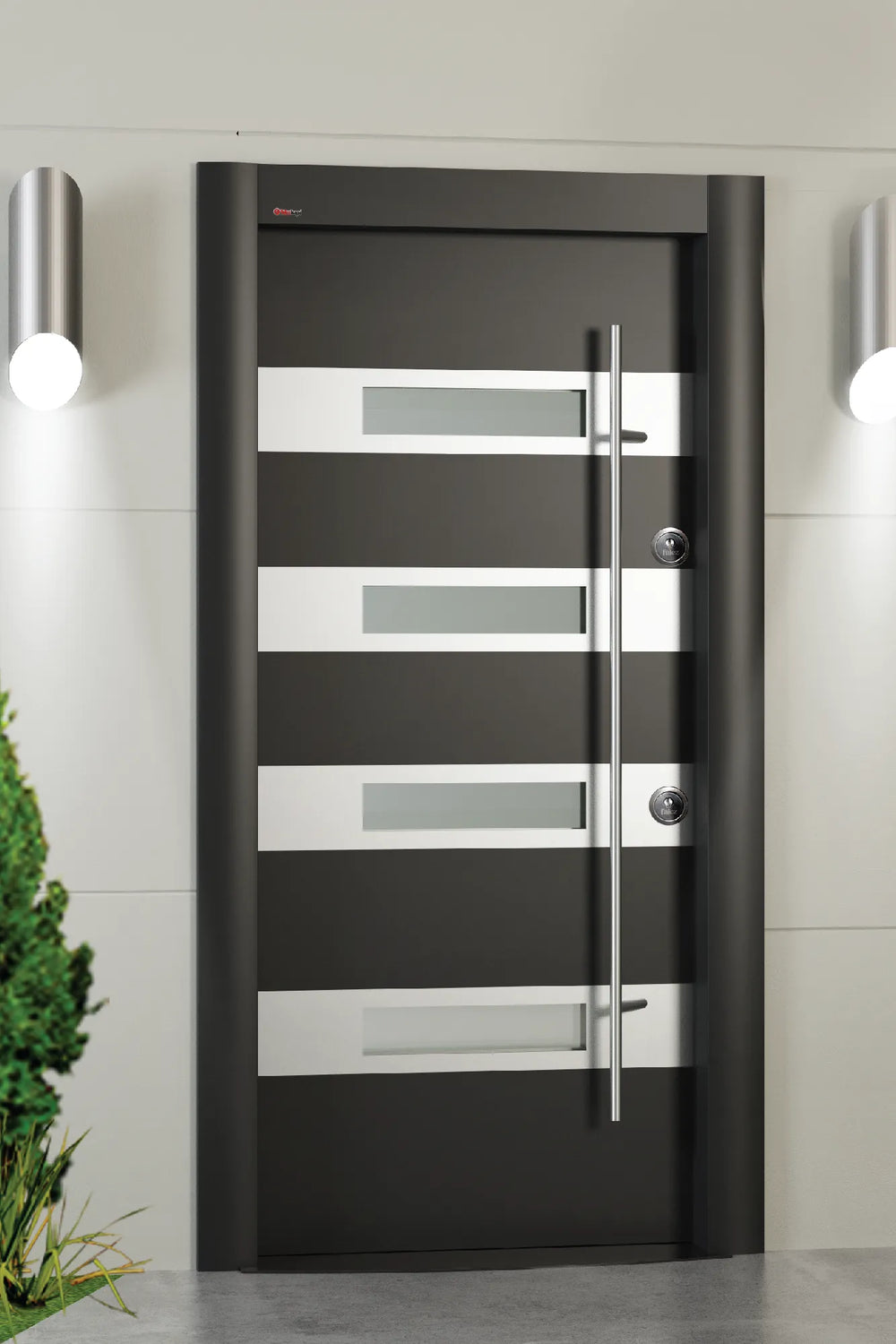 Sunny UV Glass Series Steel Door Diana UV Anthracite SNY UV 103-01