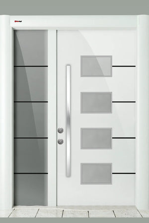 Delux Glass Series Steel Door Ultra DLX 100