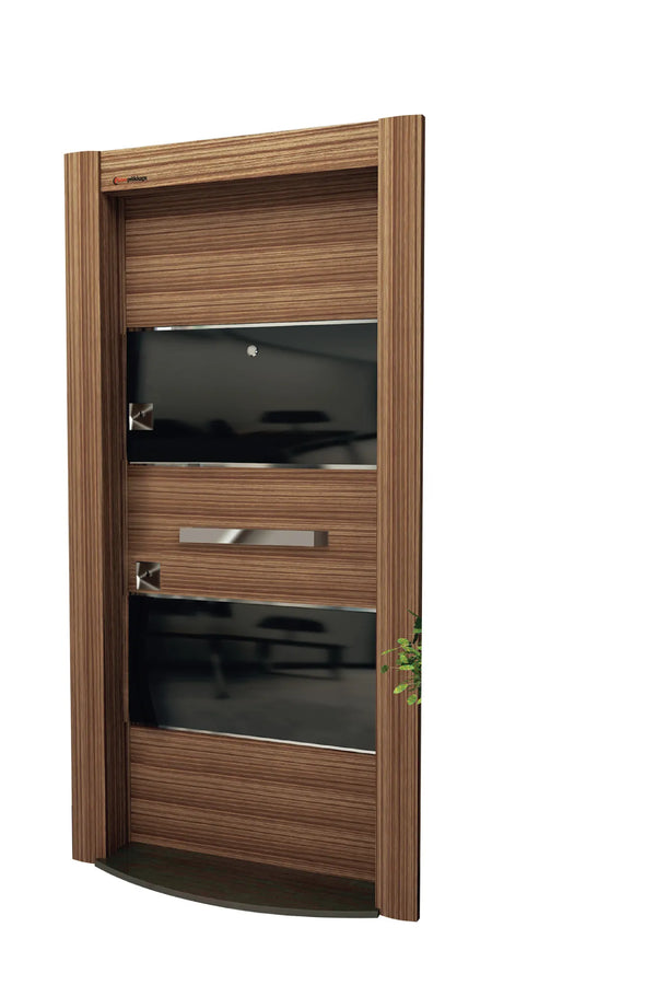 Elit Series Steel Door Zen Tobacco Black ELT 102
