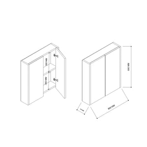 Marvel Bathroom Cabinet Bathroom Series FLY 123023