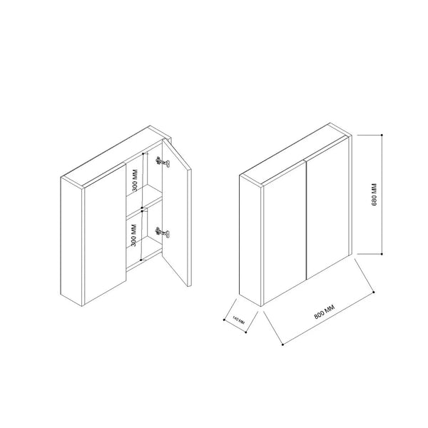 Marvel Bathroom Cabinet Bathroom Series FLY 123023