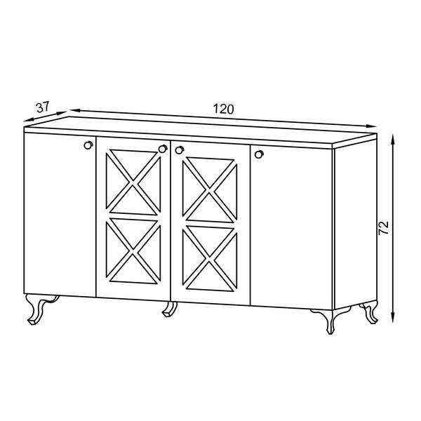 Espeya Cabinet/Sideboard MultiPurpose Series FLY 134022
