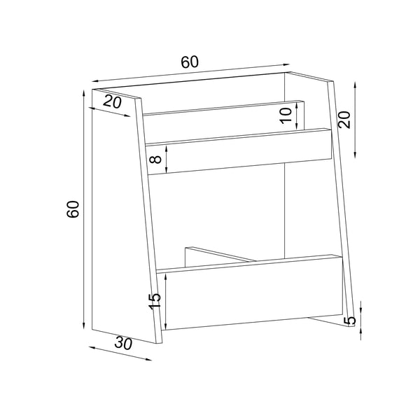 Vitya Montessori Bookcase Multipurpose Series FLY 170125