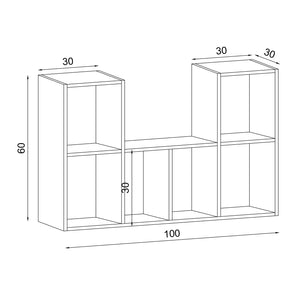 Linaza Montessori Bookcase Multipurpose Series FLY 170126