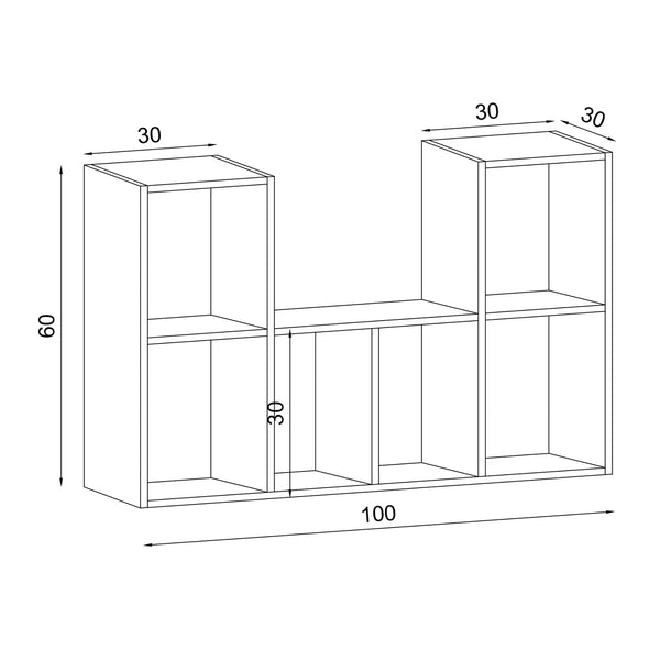 Linaza Montessori Bookcase Multipurpose Series FLY 170126