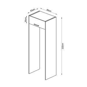 80cm Refrigerator Module Kitchen Series FLY 180585