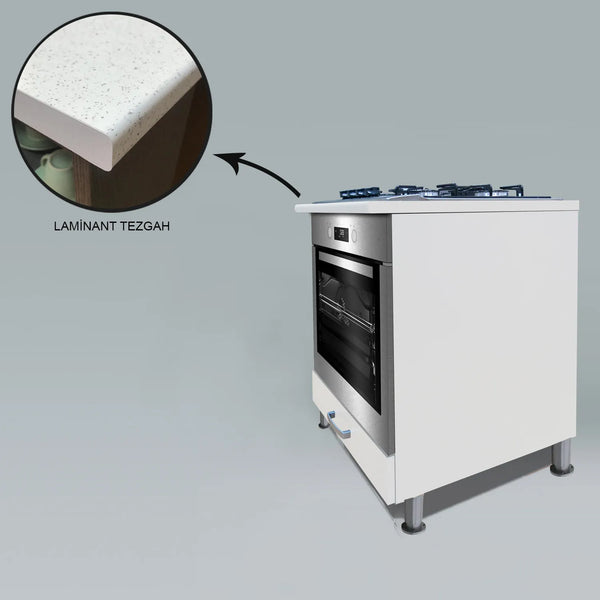 White Built-in Module Kitchen Series FLY 183010