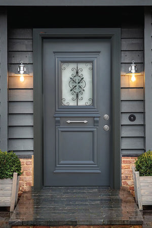 Neoclassic Glass Series Steel Door Roma Glass Anthracite NCG 103