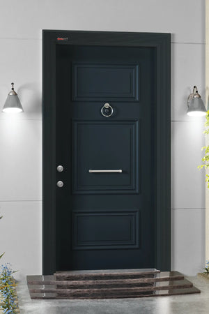 Neoclassic Series Steel Door Napoli Anthracite NCS 101