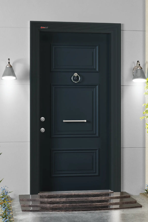 Neoclassic Series Steel Door Napoli Anthracite NCS 101