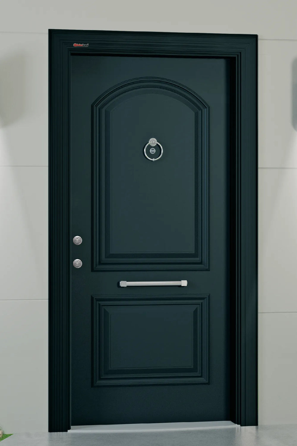 Neoclassic Series Steel Door Floransa Black NCS 102
