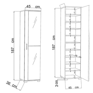 Summer Shoe Cabinet Multipurpose Series FLY 175066
