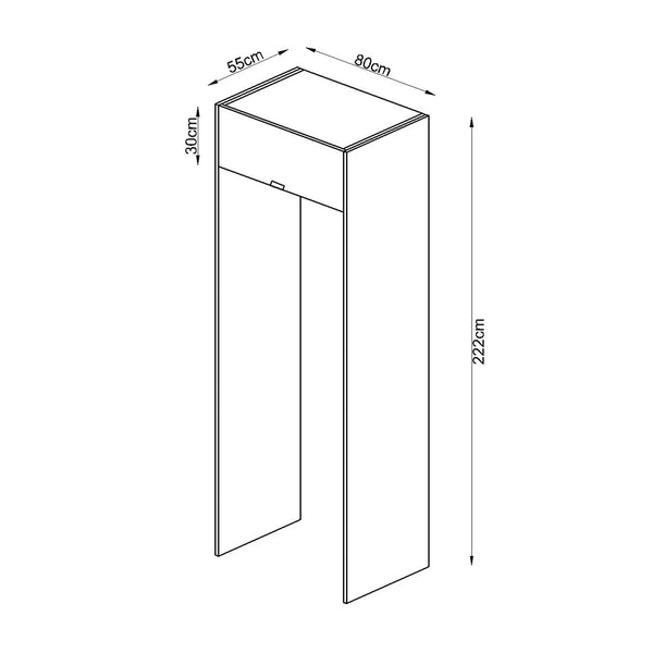 80cm Efil Refrigator Module Kitchen Series FLY 180618