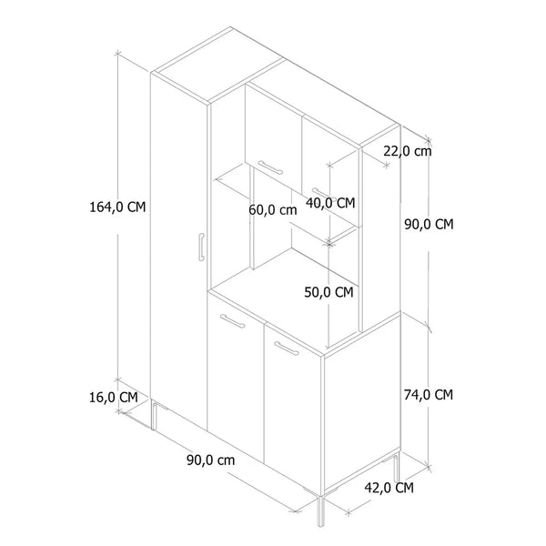 Mayi Cabinet Multipurpose Series FLY 131021