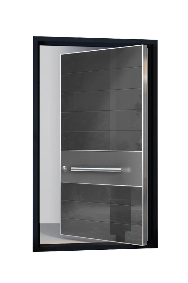 Pivot Series Steel Door Glass RAL 7016 Anthracite Gray PVT 103