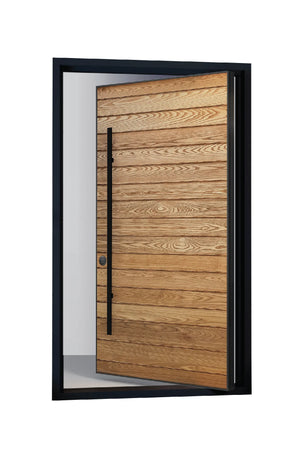 Pivot Series Steel Door Natural Wooden PVT 104