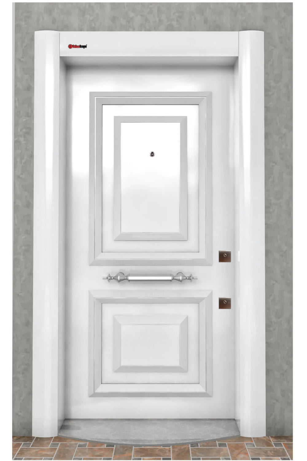 Quartz Series Steel Door Sultan White PVC QRZ 112