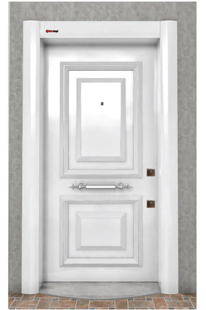 Quartz Series Steel Door Sultan White PVC QRZ 112