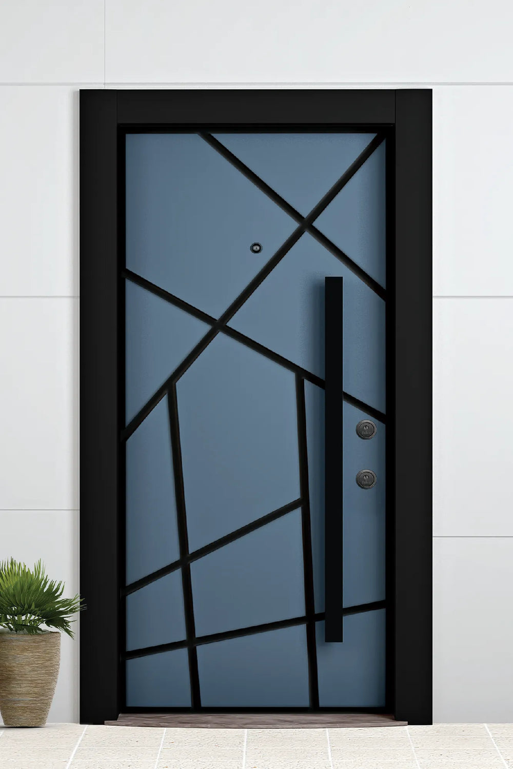 Quartz Series Steel Door Chamlica Anthracite Grey  QRZ 120