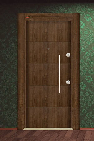 Silver Series Steel Door Kehribar Modern SLV 101