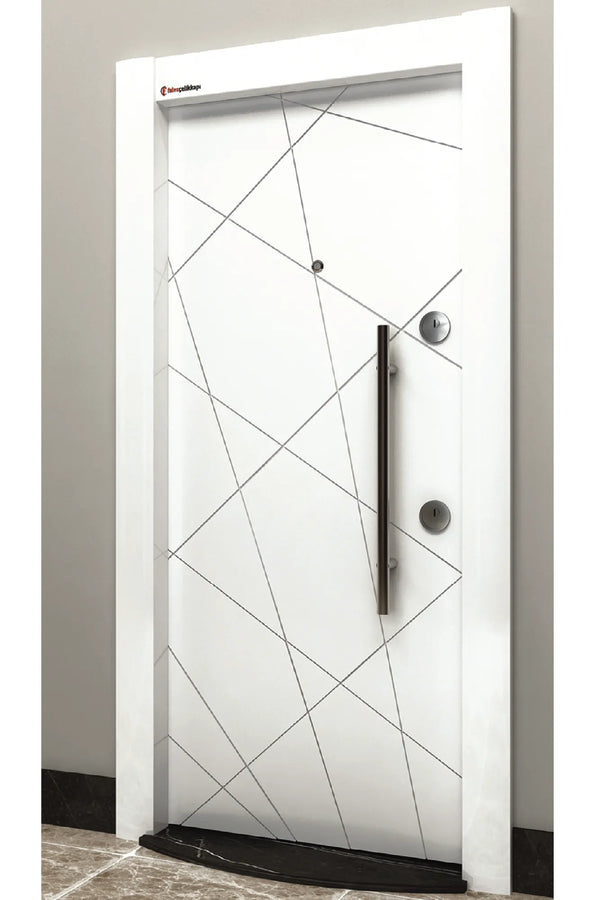 Silver Series Steel Door Star White SLV 104