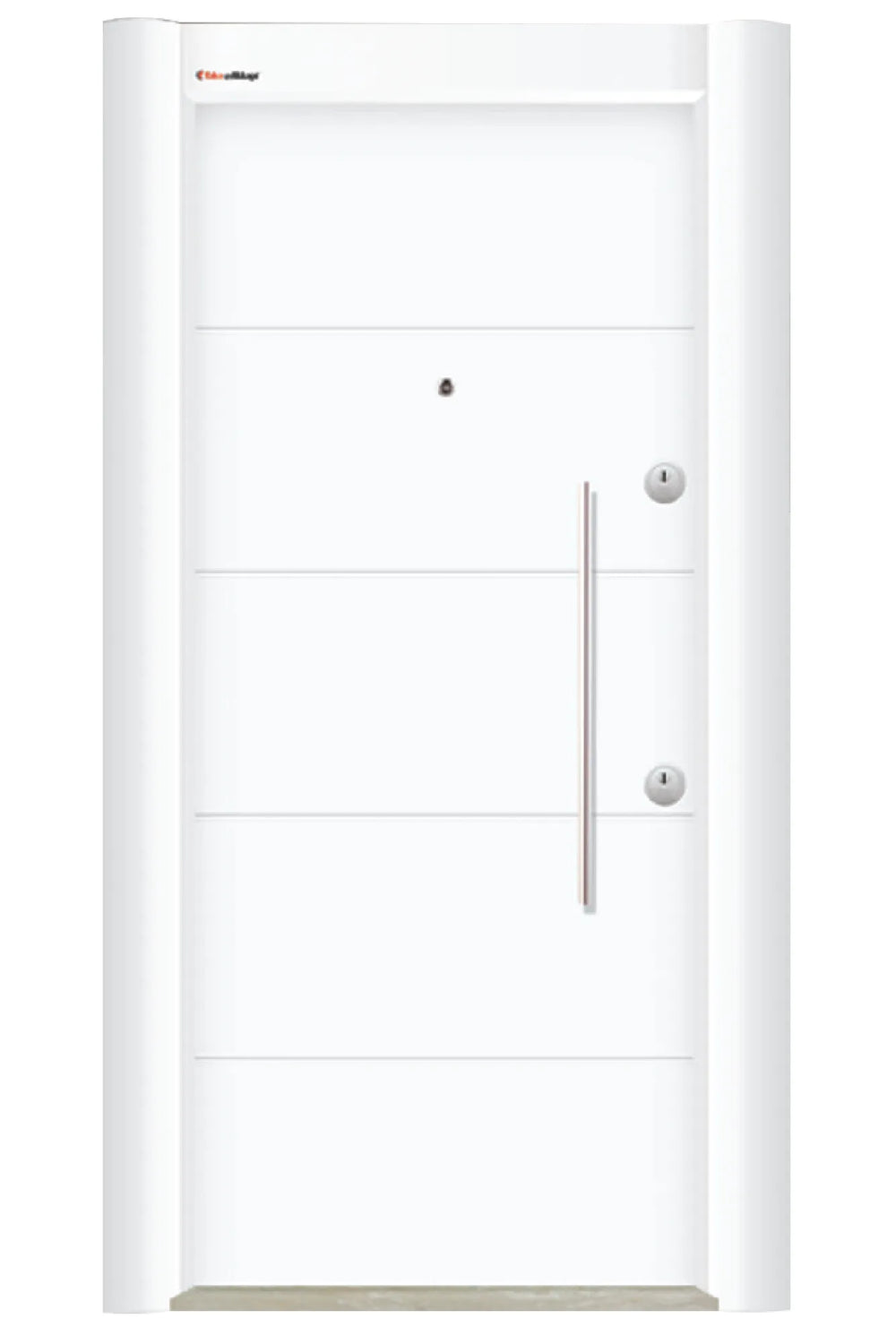 Silver Series Steel Door Akik White SLV 108