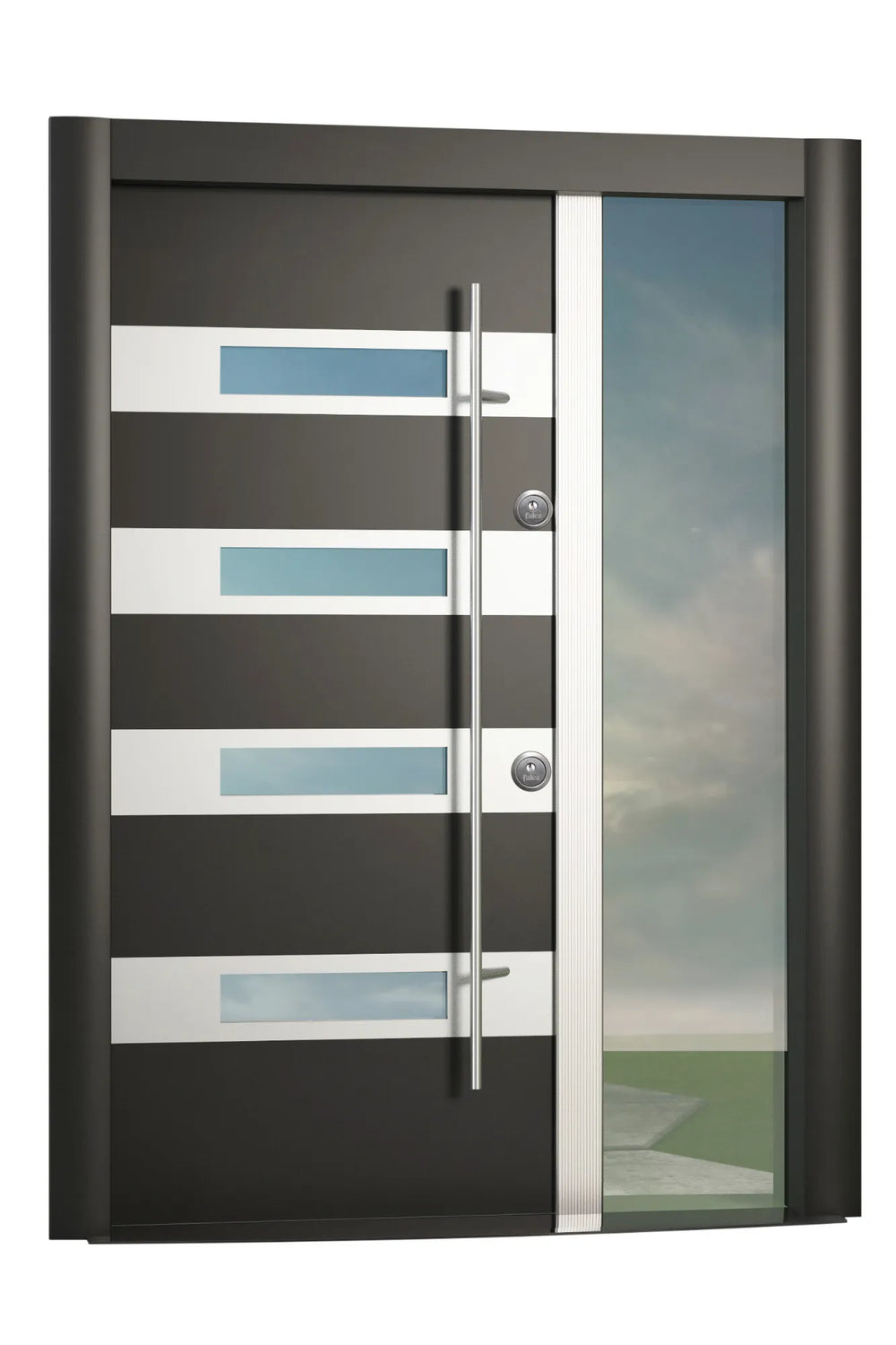 Sunny UV Glass Series Steel Door Diana Double UV Anthracite SNY UV 103