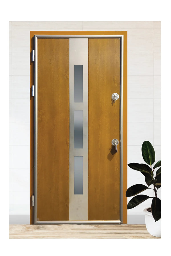 Sunny UV Glass Series Steel Door Sara UV White SNY UV 101-01