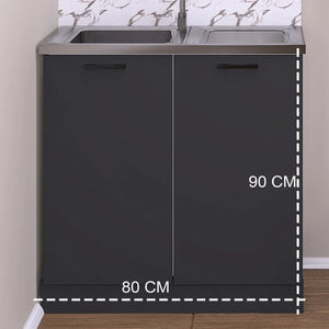 80cm Eylül Kitchen Base Module Kitchen Series FLY 180582