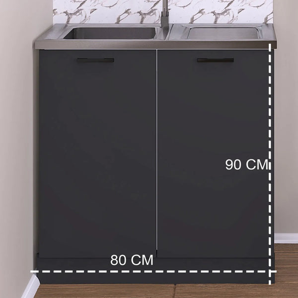 80cm Eylül Kitchen Base Module Kitchen Series FLY 180582