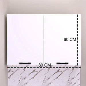 80cm Eylul Kitchen Upper Module Kitchen Series FLY 180583