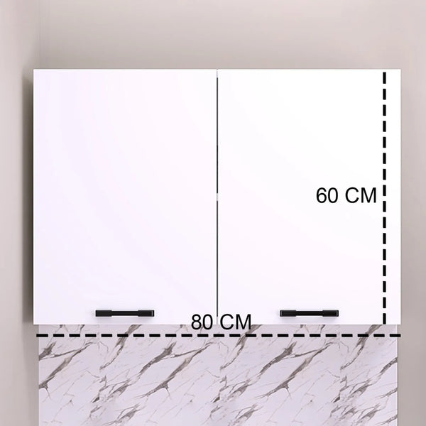 80cm Eylul Kitchen Upper Module Kitchen Series FLY 180583
