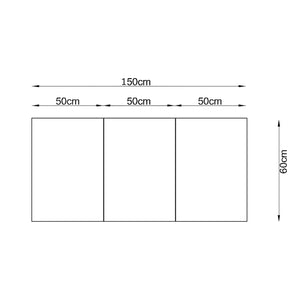 150cm Poyraz Upper Cabinet Kitchen Series FLY 180596