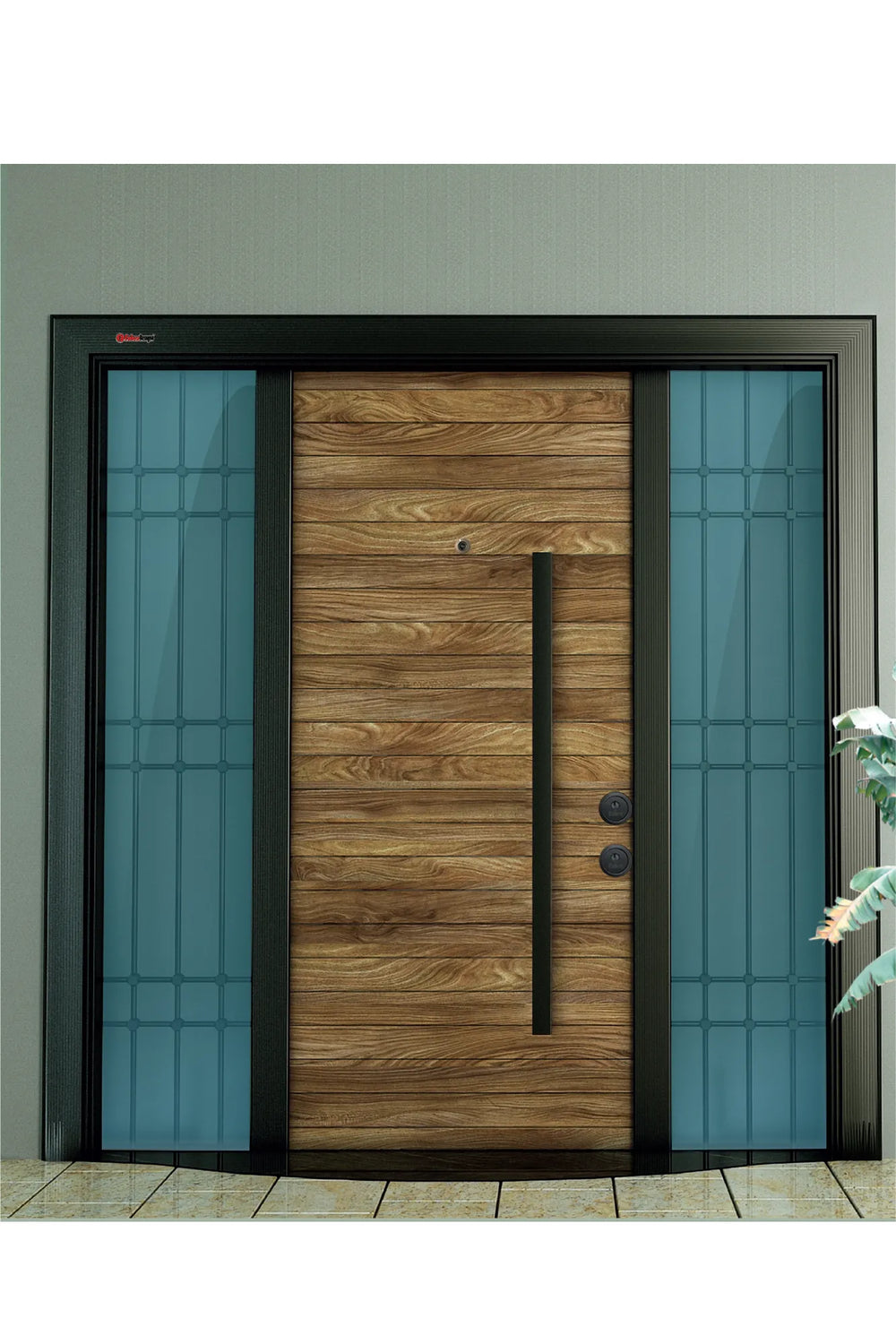 Wooden Series Steel Door Noble Natural Wood WDN 100