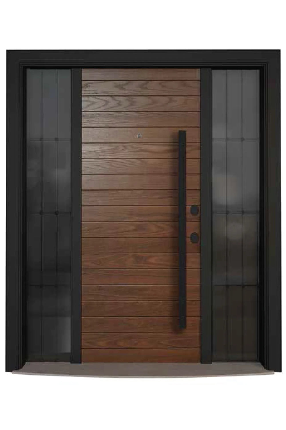 Wooden Series Steel Door Noble Double Natural Wood WDN 100 Double